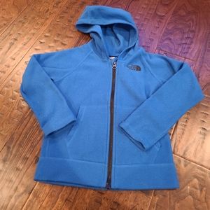 Boys North Face zip up jacket